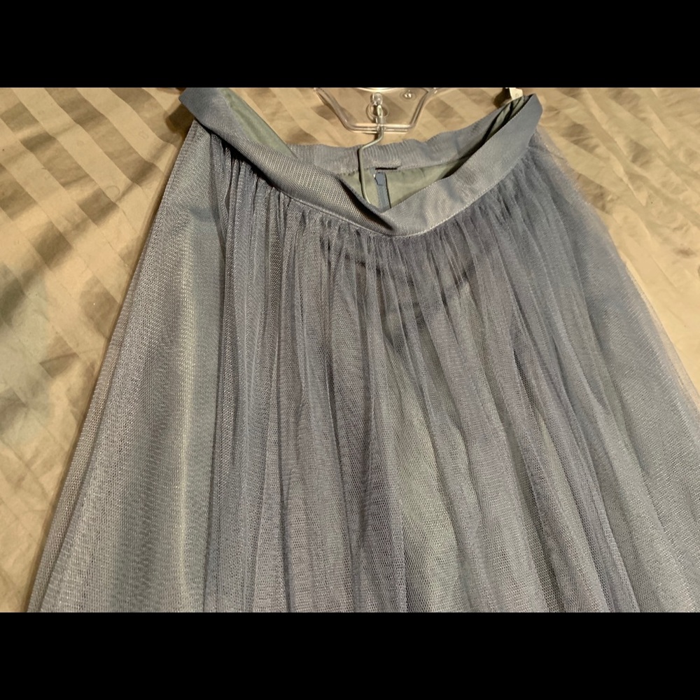 Floor length tulle skirt.  Jenny Yoo. Size 4. - Picture 6 of 8